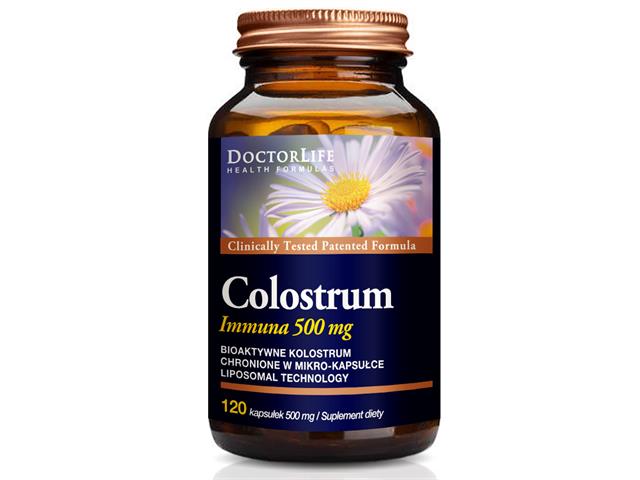 Colostrum Immuna interakcje ulotka kapsułki  120 kaps.
