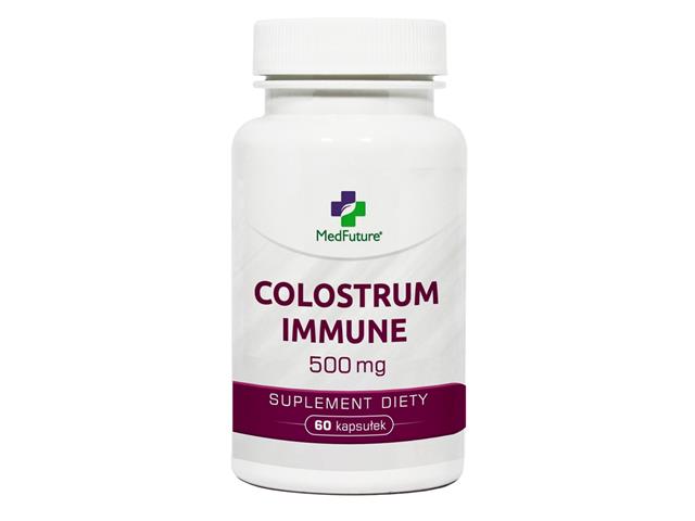 Colostrum Immune 500 mg interakcje ulotka kapsułki  60 kaps.