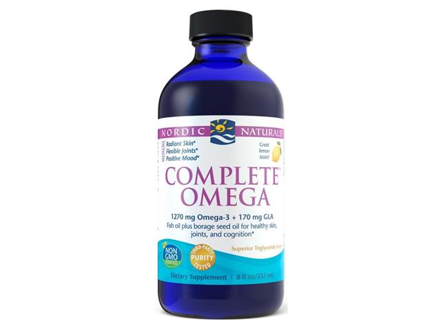 Complete Omega 1270 mg lemon interakcje ulotka płyn  237 ml