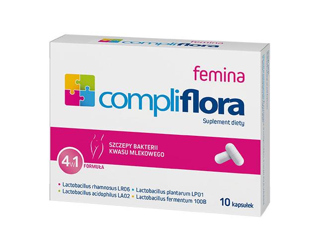 Compliflora Femina interakcje ulotka kapsułki - 10 kaps.