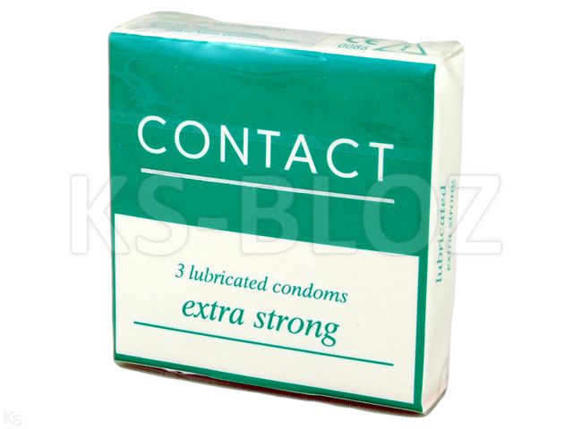 Contact Prezerwatywy ekstra wytrzymałe z lubryfikantem interakcje ulotka   3 szt.