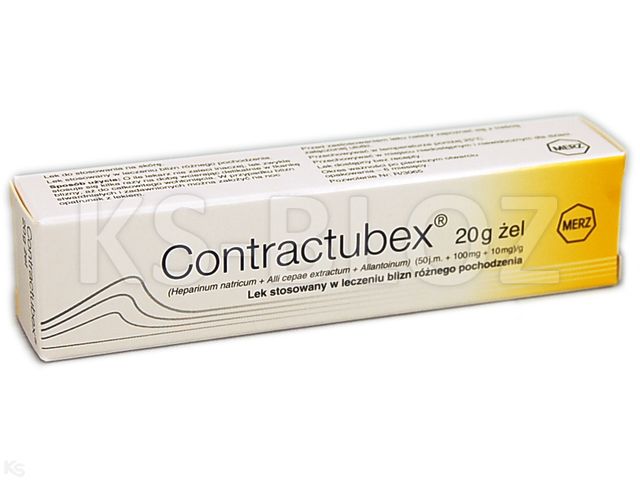 Contractubex interakcje ulotka żel (10mg+100mg+50j.m.)/g 20 g | tuba