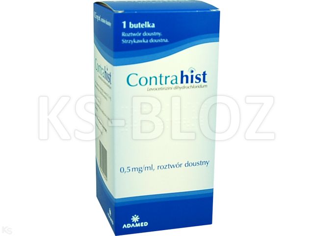 Contrahist interakcje ulotka roztwór doustny 500 mcg/ml 200 ml | butelka