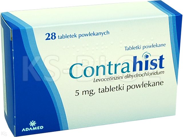 Contrahist interakcje ulotka tabletki powlekane 5 mg 28 tabl.