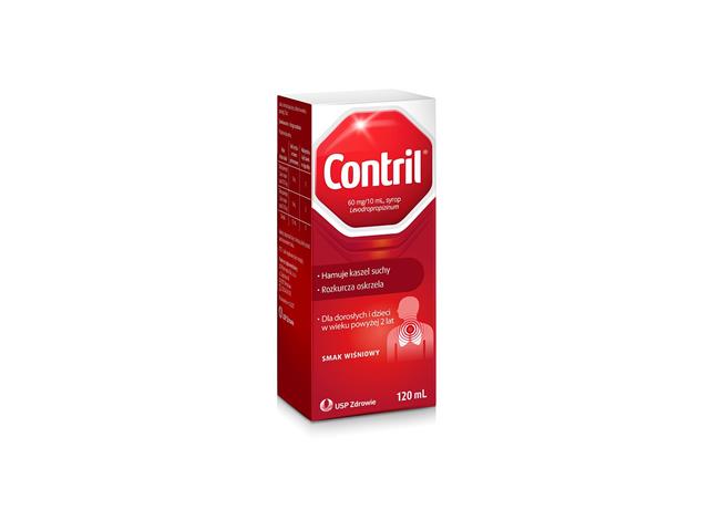Contril interakcje ulotka syrop 60 mg/10ml 120 ml