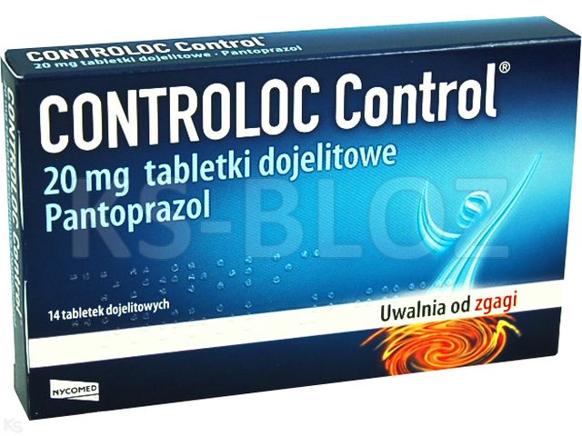 Controloc Control interakcje ulotka tabletki dojelitowe 20 mg 