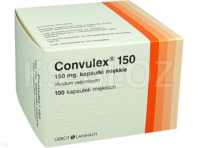 Convulex 150 interakcje ulotka kapsułki miękkie 150 mg 