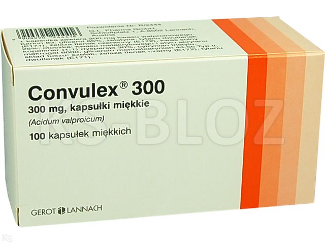 Convulex 300 interakcje ulotka kapsułki miękkie 300 mg 100 kaps.