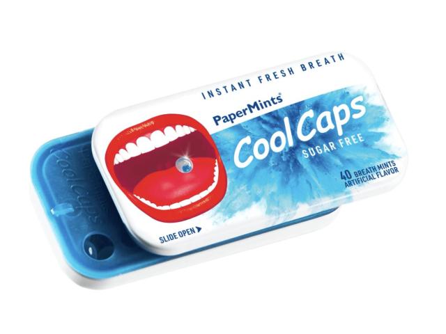 Cool Caps mięta, tins interakcje ulotka kapsułki - 40 kaps.
