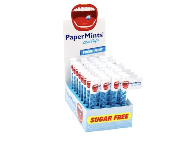 Cool Caps miętowe display interakcje ulotka kapsułki  32 op. po 18 kaps.