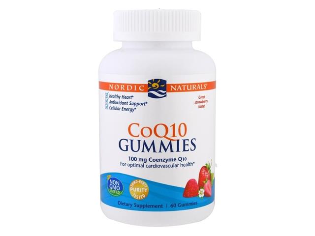 CoQ10 Gummies strawberry interakcje ulotka żelki  60 szt.