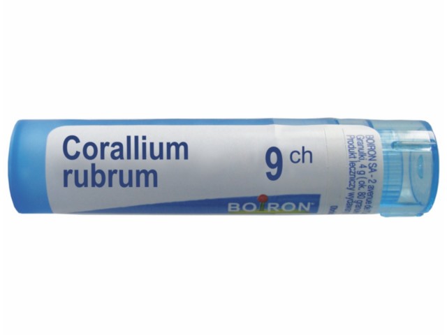 Corallium Rubrum 9 CH interakcje ulotka granulki  4 g