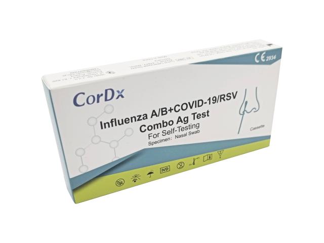 CorDx Influenza A/B + Covid-19/RSV Combo Ag Test interakcje ulotka test kasetkowy - 1 szt.
