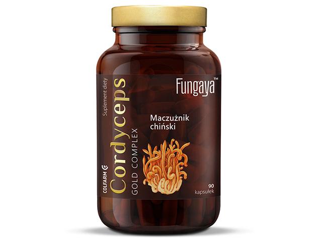 Cordyceps Gold Complex Fungaya interakcje ulotka kapsułki twarde - 90 kaps.