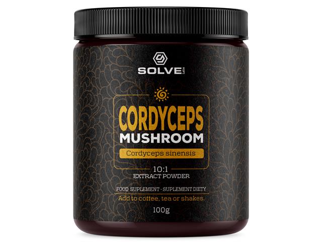 Cordyceps Mushroom interakcje ulotka proszek do rozpuszczenia - 100 g
