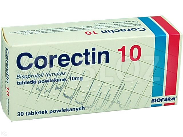 Corectin 10 interakcje ulotka tabletki powlekane 10 mg 30 tabl. | 3 blist.po 10 szt.