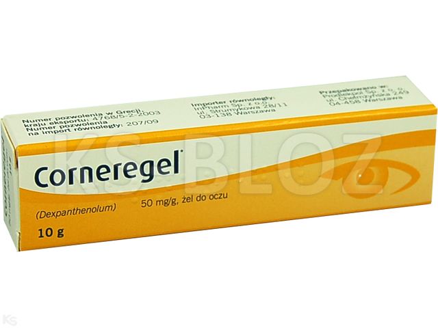 Corneregel interakcje ulotka żel do oczu 50 mg/g 10 g (tub.)