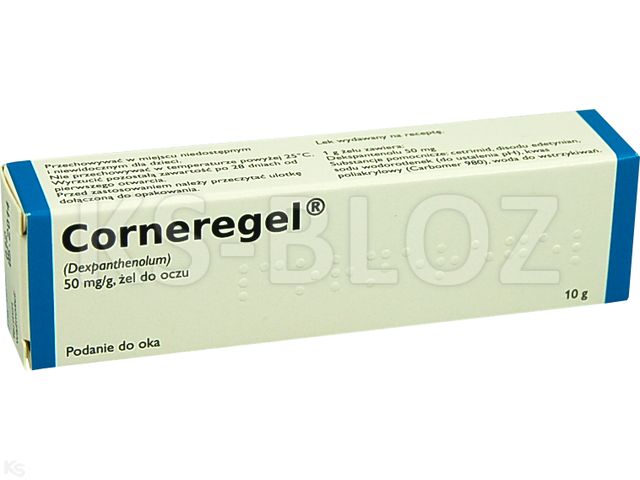 Corneregel interakcje ulotka żel do oczu 50 mg/g 10 g | (tub.)