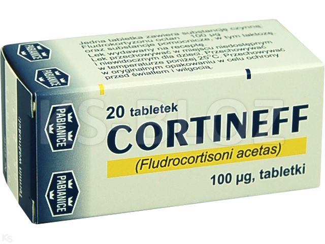 Cortineff interakcje ulotka tabletki 100 mcg 20 tabl.