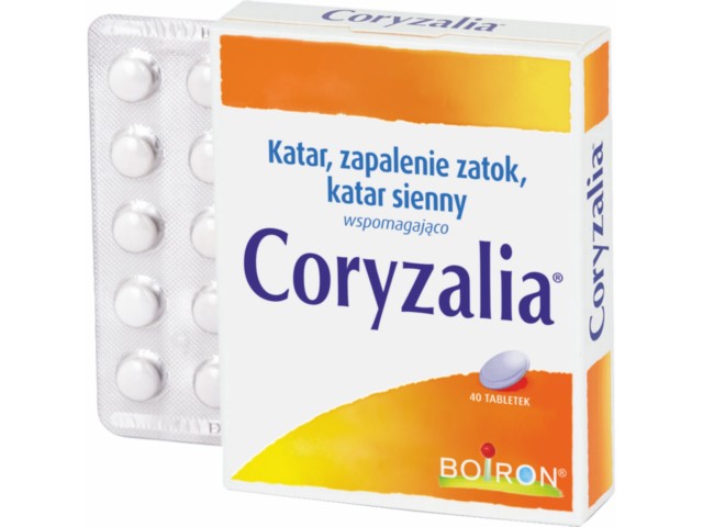 Coryzalia interakcje ulotka tabletki drażowane  40 tabl.