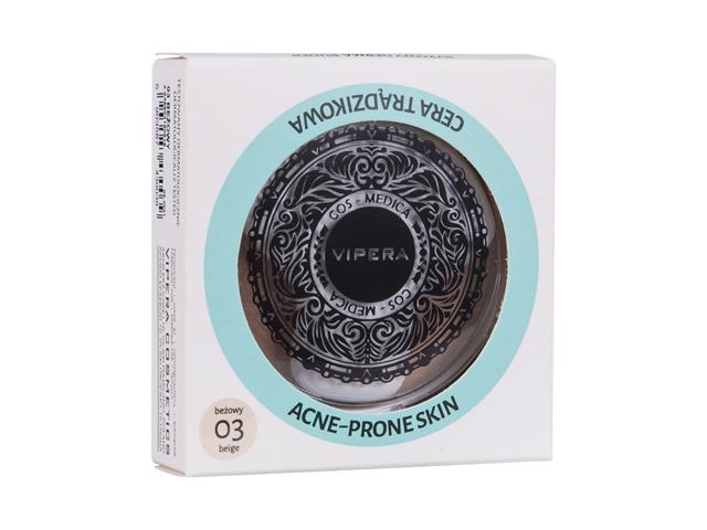 COS-MEDICA Puder Prasowany Ryżowy DERMA-PUDER, Pół-Transparentny, Cera Trądzikowa 03 beżowy interakcje ulotka puder - 13 g