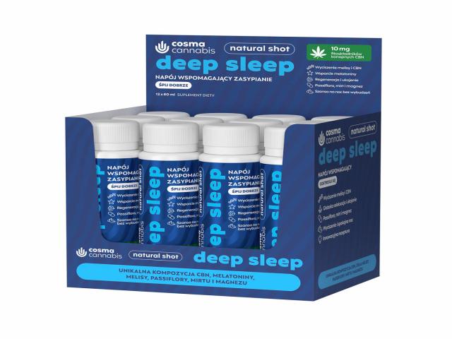 Cosma Cannabis Deep Sleep interakcje ulotka płyn  12 szt. po 80 ml