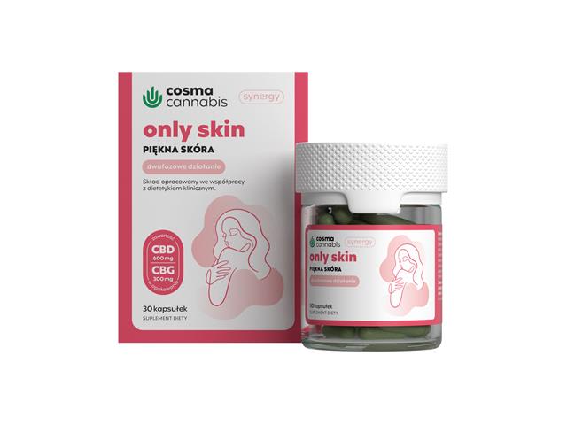 Cosma Cannabis Only Skin interakcje ulotka kapsułki  30 kaps.