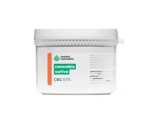 Cosma Cannabis Sativa CBG 9,5% interakcje ulotka susz  3 g