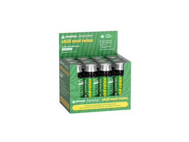 Cosma Chill And Relax Natural Shot interakcje ulotka płyn - 12 szt. po 50 ml