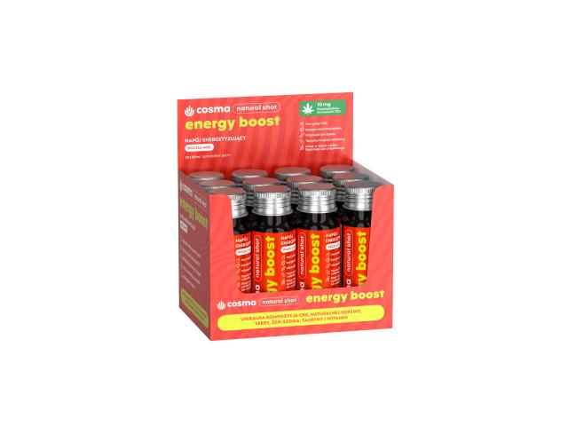 Cosma Energy Boost Natural Shot interakcje ulotka płyn - 12 szt. po 50 ml