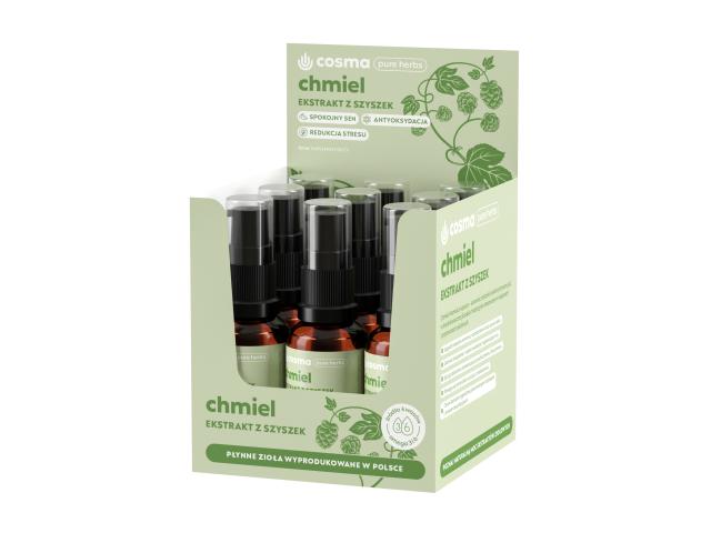 Cosma Pure Herbs Chmiel interakcje ulotka płyn - 9 szt. po 30 ml