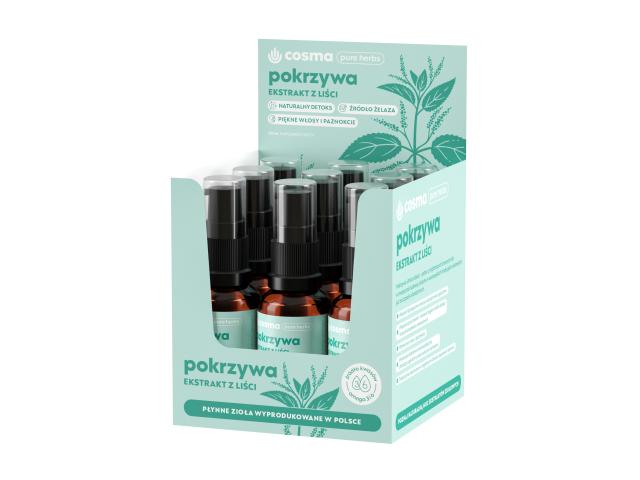 Cosma Pure Herbs Pokrzywa interakcje ulotka płyn - 9 szt. po 30 ml