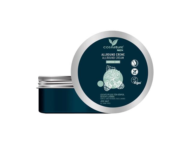 COSNATURE BIO MEN Kompleksowy Krem do twarzy i ciała z wyciągiem z szyszek chmielu interakcje ulotka krem - 150 ml