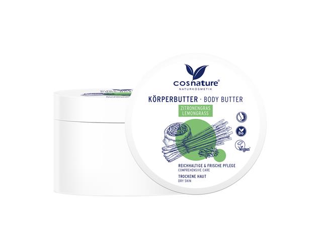 COSNATURE BIO Naturalne nawilżające Masło do ciała z trawą cytrynową interakcje ulotka masło  200 ml (pudeł.)