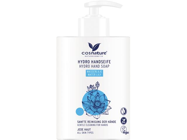 COSNATURE BIO Naturalne supernawilżające Mydło w żelu do rąk z wyciągiem z lilii wodnej interakcje ulotka mydło płynne - 300 ml (but.)