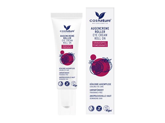 COSNATURE BIO Naturalny chłodzący Krem pod oczy z owocem granatu roll-on interakcje ulotka krem - 15 ml