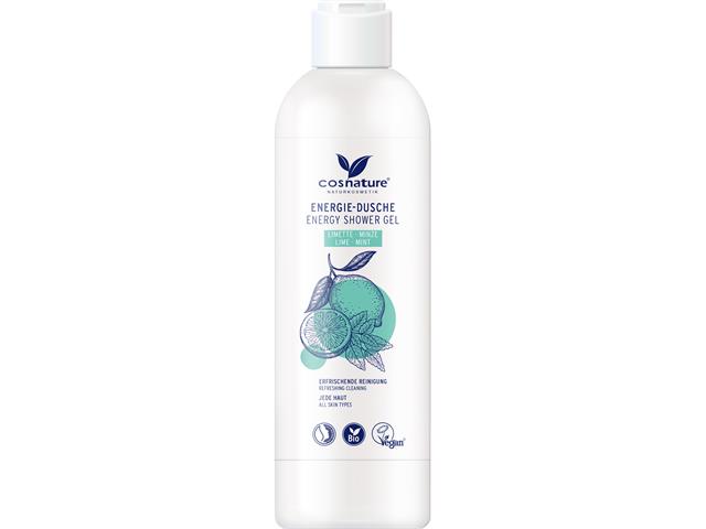 COSNATURE BIO Naturalny energetyzujący Żel do kąpieli z limonką i miętą interakcje ulotka żel - 250 ml (but.)