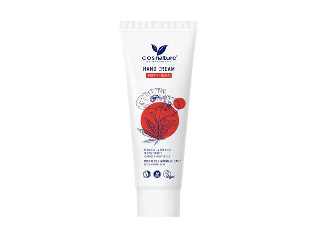 COSNATURE BIO Naturalny Krem do rąk z makiem i olejem konopnym interakcje ulotka krem  75 ml (tub.)