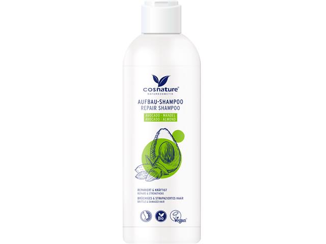 COSNATURE BIO Naturalny regenerujący Szampon do włosów z awokado i migdałami interakcje ulotka szampon  250 ml (but.)