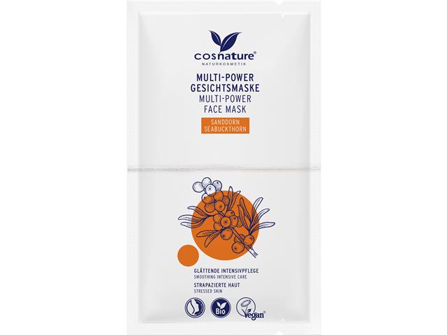 COSNATURE Naturalna multiodżywcza Maska do twarzy z rokitnikiem interakcje ulotka maseczka - 2 sasz. po 8 ml