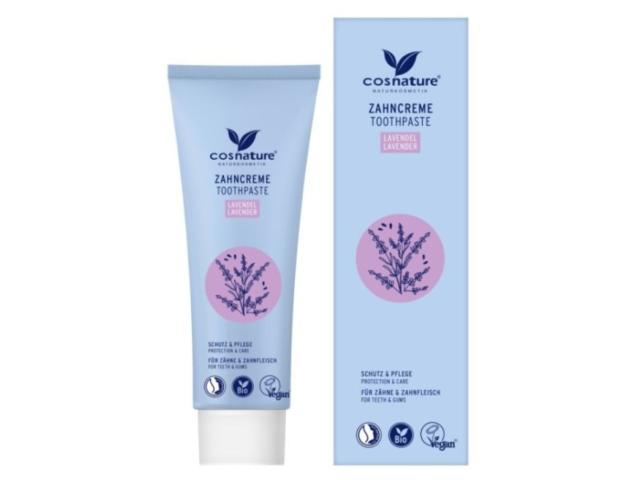 Cosnature Naturalna Pasta do zębów z lawendą i miętą z fluorem interakcje ulotka pasta do zębów - 75 ml