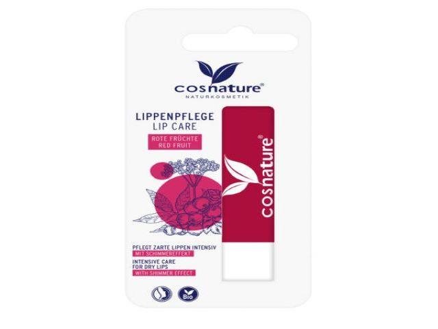 COSNATURE Naturalny ochronny Balsam do ust z ekstraktem z czerwonych owoców interakcje ulotka pomadka do ust - 4,8 g