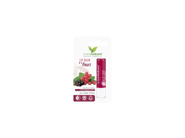COSNATURE Naturalny ochronny Balsam do ust z ekstraktem z czerwonych owoców interakcje ulotka sztyft - 4,8 g