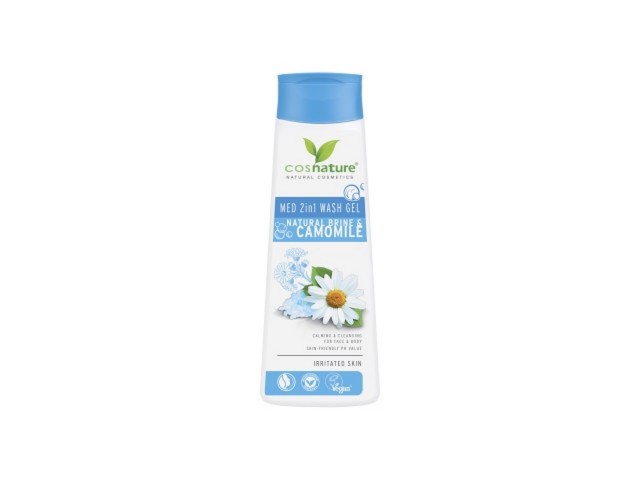 COSNATURE Naturalny Żel oczyszcz.d/twarzy i ciała z solanką i rumiankiem 2w1 MED interakcje ulotka żel - 250 ml