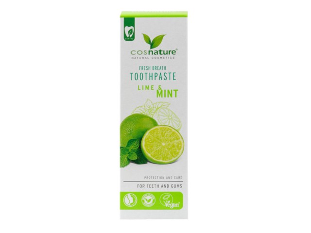 COSNATURE Pasta d/zęb. o smaku limonka-mięta interakcje ulotka pasta do zębów - 75 ml