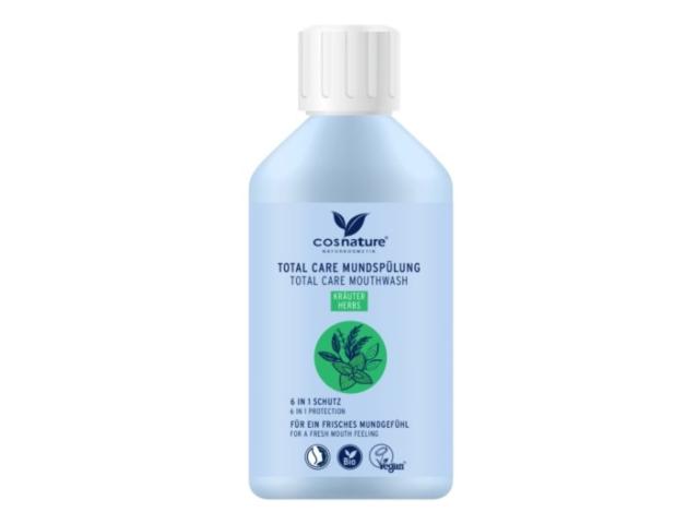 Cosnature Płyn do płukania ust naturalny kompleksowy o smaku ziołowym z fluorem 6w1 interakcje ulotka płyn do płukania jamy ustnej - 300 ml