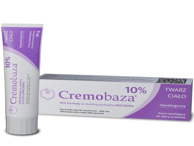 Cremobaza 10% Krem interakcje ulotka krem  30 g (tub.)