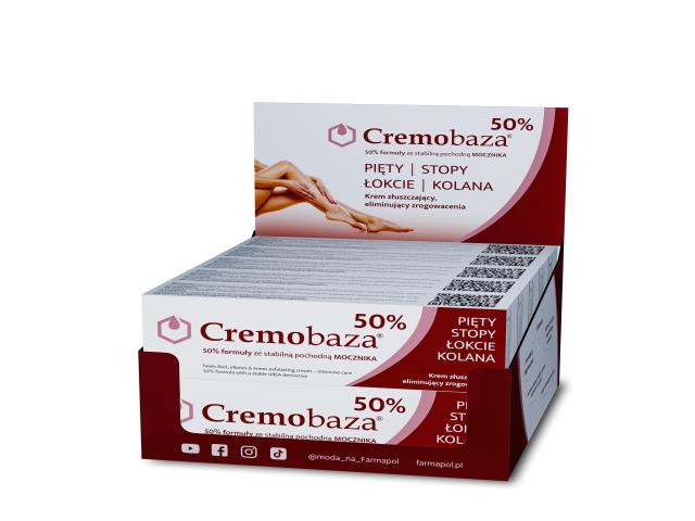 Cremobaza 50% display (9+1) interakcje ulotka krem  10 szt.