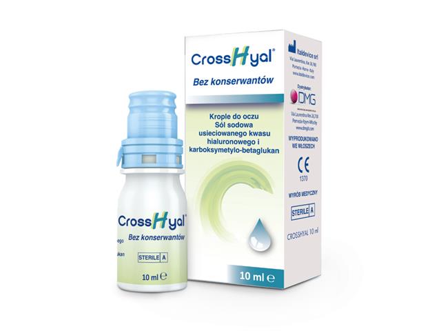 Crosshyal interakcje ulotka krople do oczu  10 ml
