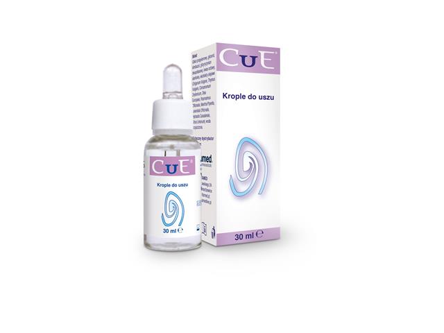 Cue interakcje ulotka krople do uszu  30 ml